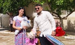 Nazilli’de bayram sürprizi yüzleri güldürdü.. Koç yerine buzağı!