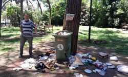 Bu park bir gecede bu hale geldi
