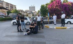 Otomobil ile çarpışan motosikletin sürücüsü yaralandı