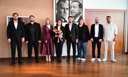 Başkan Çerçioğlu’na Türkiye Gençlik Vakfı Aydın İl Temsilciliği’nden ziyaret