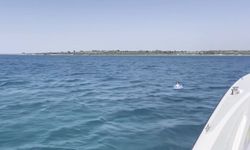 Deniz yatağıyla açığa sürüklenen çocuğu Sahil Güvenlik kurtardı