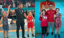 Nazillili minik güreşçilerden büyük başarı