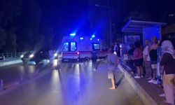 Ağır yaralanan motosiklet sürücüsü hastaneye kaldırıldı