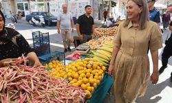 Kaymakam Kan Perşembe Pazarı’nı gezdi