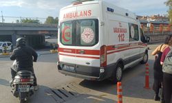 Ön fren kaza getirdi, bisikletiyle takla attı