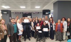 Aydın'da 18 diyabet hastası eğitimlerini tamamlayıp sertifika aldı