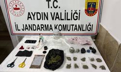 Nazilli'deki ev aramasında uyuşturucu deposu ortaya çıktı