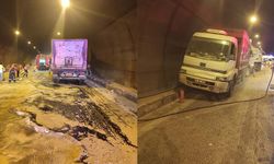 Tünel içinde çarpıştılar: 1 yaralı