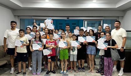 Bozdoğan'da gençler sertifikalarına kavuştu