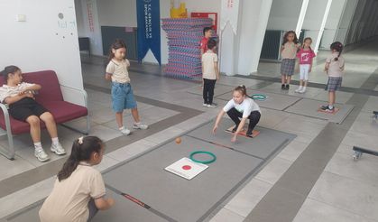 Minikler farklı spor branşlarını keşfediyor