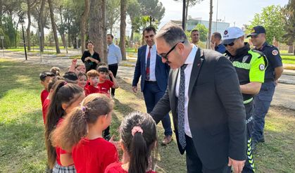 Nazilli’de Miniklere Trafik Eğitimi