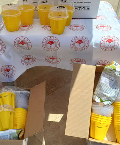 Aydın'da biyoteknik mücadeleye 13 bin tuzak desteği