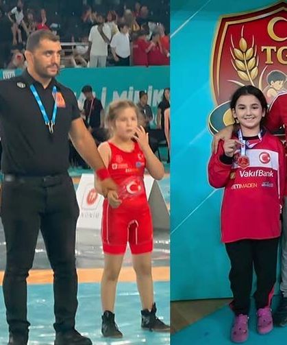 Nazillili minik güreşçilerden büyük başarı