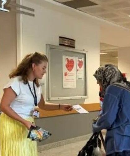 Nazilli Devlet Hastanesi'nde aşırı sıcaklara karşı farkındalık standı açıldı