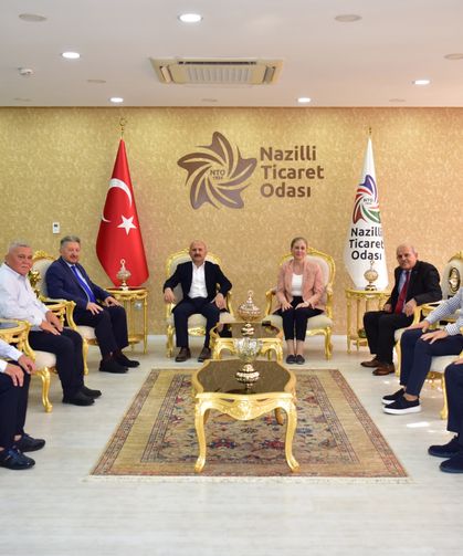 Vali Varol Nazilli Ticaret Odası’na iade-i ziyarette bulundu