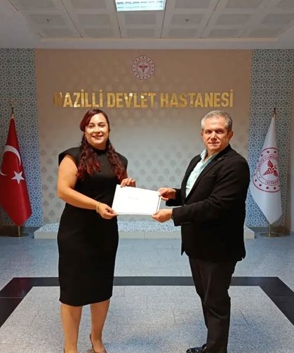 Nazilli'de acil bakım hemşireleri sertifikalarını aldı