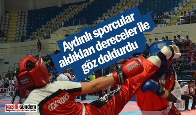 Aydınlı sporcular aldıkları dereceler ile göz doldurdu