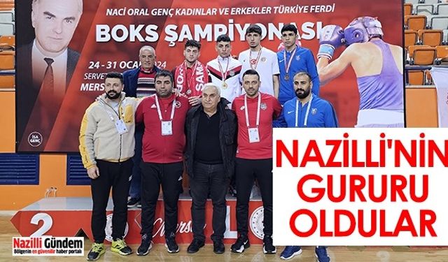 Nazilli’nin gururu oldular