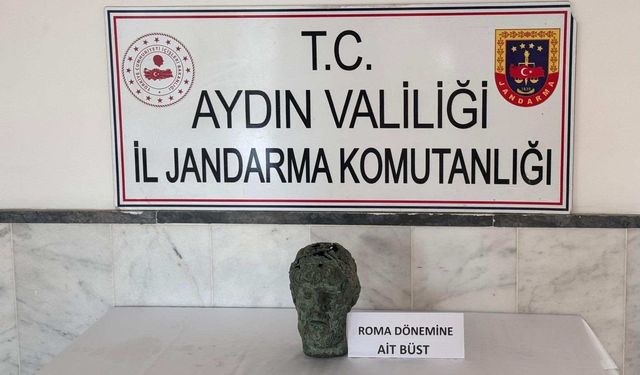 Roma dönemine ait büstü satmak isterken yakalandılar