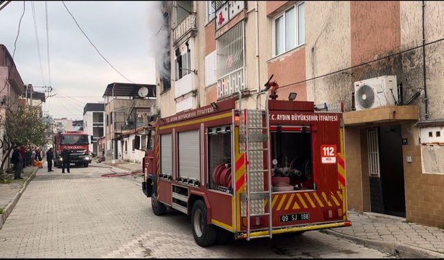 Aydın’da yangın paniği