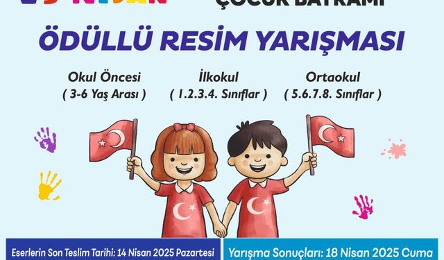 Başkan Çerçioğlu’ndan 23 Nisan temalı ödüllü resim yarışması