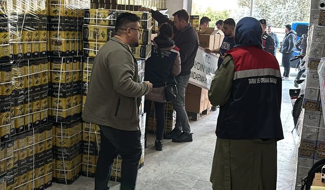 Jandarmadan sahte yağ baskını