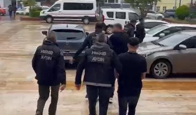 Aydın'da uyuşturucu operasyonu: 3 tutuklama