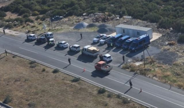 Jandarma havadan trafik denetimi gerçekleştirdi