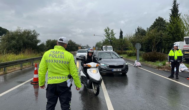 Aydın'da kavşak çalışması nedeniyle trafik akışı tek şeride düştü