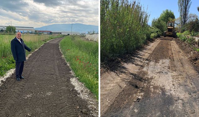 Sultanhisar'da yollar düzenleniyor