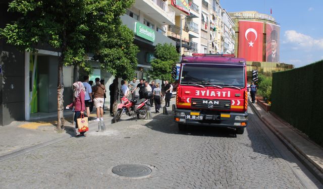 Mazgala atılan sigara izmariti ekipleri harekete geçirdi