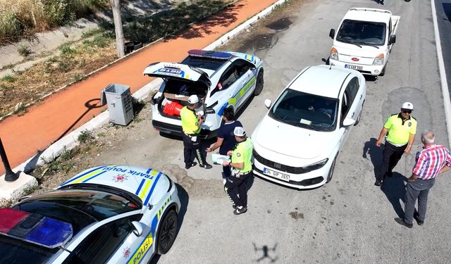 Aydın Bölge Trafik ekiplerinden bayram öncesi sıkı trafik denetimi