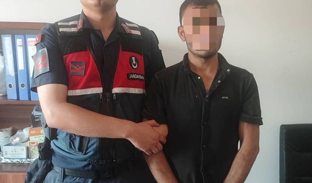 Cinayet şüphelisi jandarma ekipleri tarafından yakalandı
