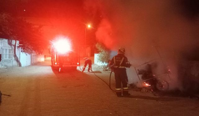 Aydın Büyükşehir İtfaiyesi 2 günde 55 yangına müdahale etti