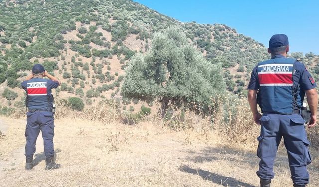 Jandarma Aydın’da yangın nöbetinde