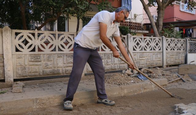 Nazilli Belediyesi altyapı sonrası deforme olan yolları yeniliyor