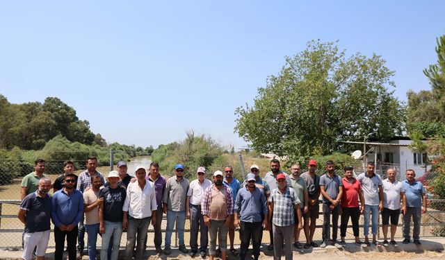 Aydın’da çiftçilerin su eylemi