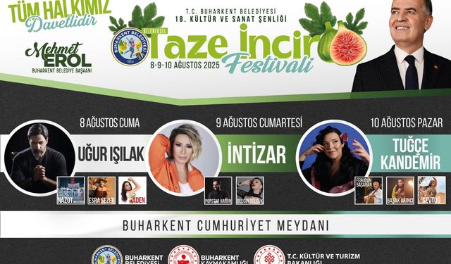 Buharkent'te Taze İncir Festivali coşkusu başlıyor