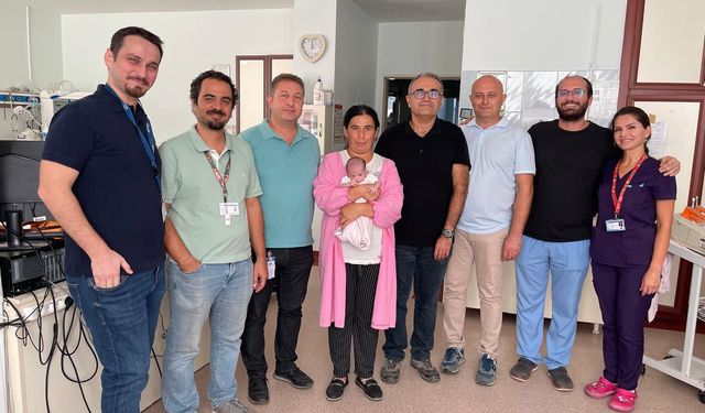 Aydın'da 1.8 kiloluk bebeğe kalp ameliyatı gerçekleştirildi