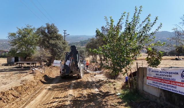Aydın Büyükşehir’in 7 milyonluk altyapı yatırımı için start verildi