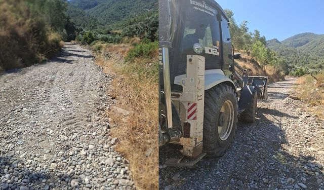 Bozdoğan’da arazi yolları bakıma alındı