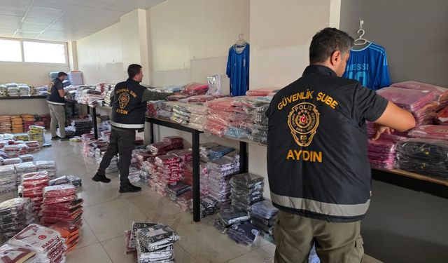 Aydın Güvenlik Şube taklit ürünlere geçit vermedi