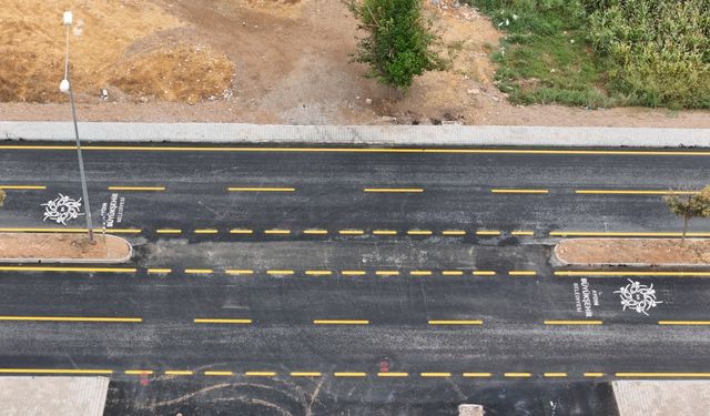 Zeybek Bulvarı'nda asfalt çalışmaları tamamlandı