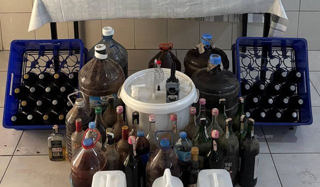 Bozdoğan’da kaçak alkol operasyonu