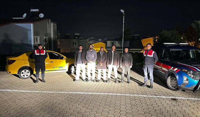 13 düzensiz göçmen, 2 organizatör yakalandı