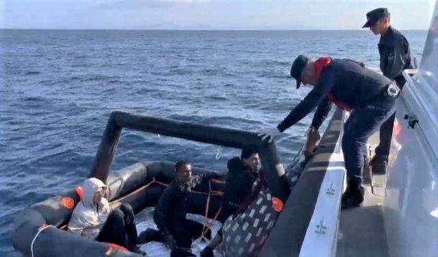 4 düzensiz göçmen kurtarıldı