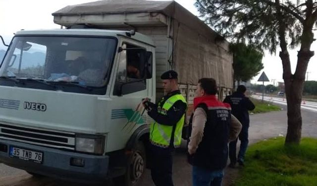 Aydın’da hayvan hastalıklarına karşı yol kontrolleri sürüyor