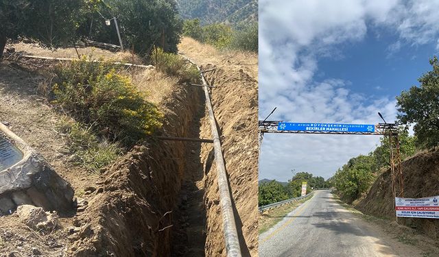 Bekirler Mahallesi'nde yeni içme suyu terfi hattı çalışmaları sürüyor
