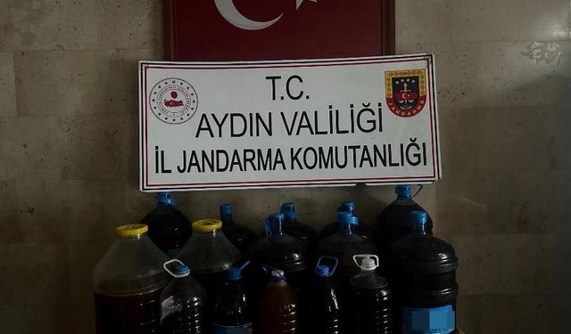 202 litre kaçak alkol ele geçirildi