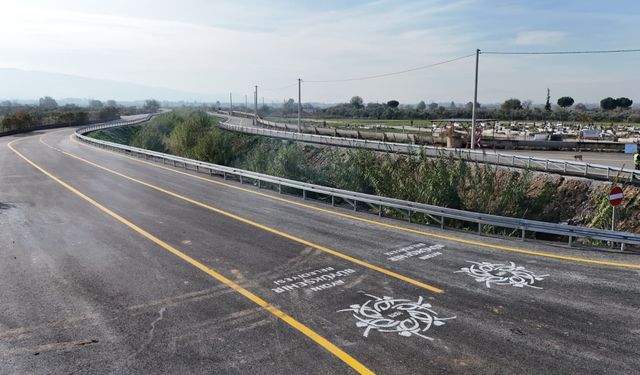 İncirliova ile Aydın Şehir Hastanesi arasında yol yapım çalışmaları tamamlandı